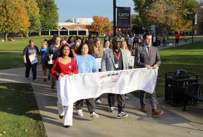 Unity Walk 2023  - Walking with Banner